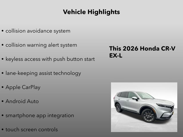 New 2026 Honda CR-V EX-L image 10