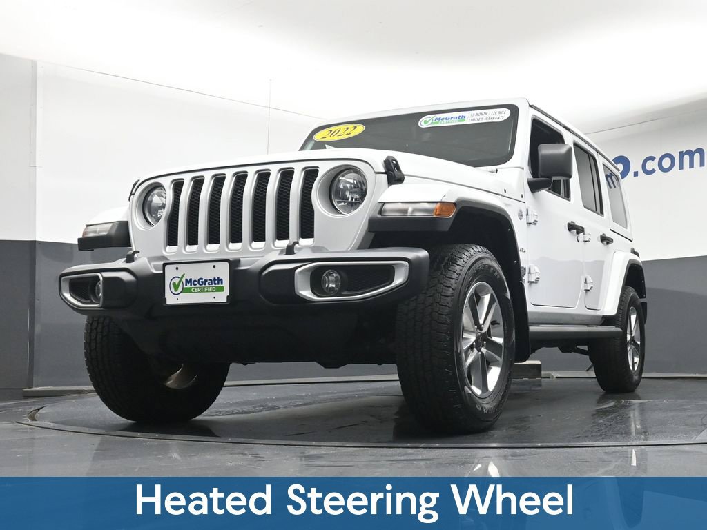 Used 2022 Jeep Wrangler Unlimited Sahara w/ Cold Weather Group AWD/4WD image 7