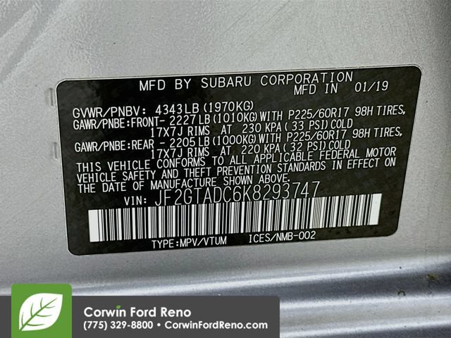 Used 2019 Subaru Crosstrek 2.0i Premium w/ Moonroof Package AWD/4WD image 33