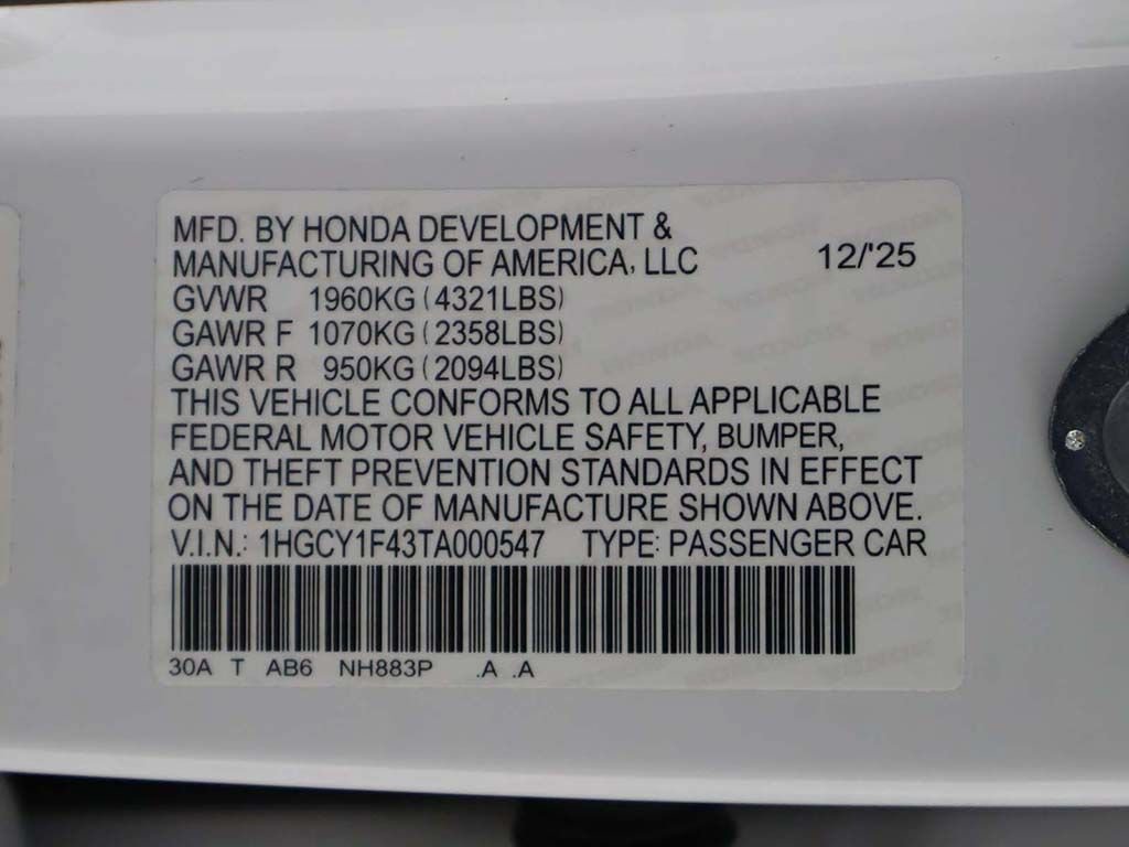 Certified 2026 Honda Accord SE image 53