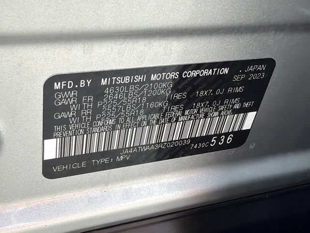 Used 2024 Mitsubishi Eclipse Cross SE AWD/4WD image 24