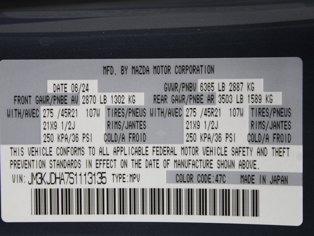 Used 2025 MAZDA CX-70 Plug-In Hybrid w/ Premium Pkg AWD/4WD image 60