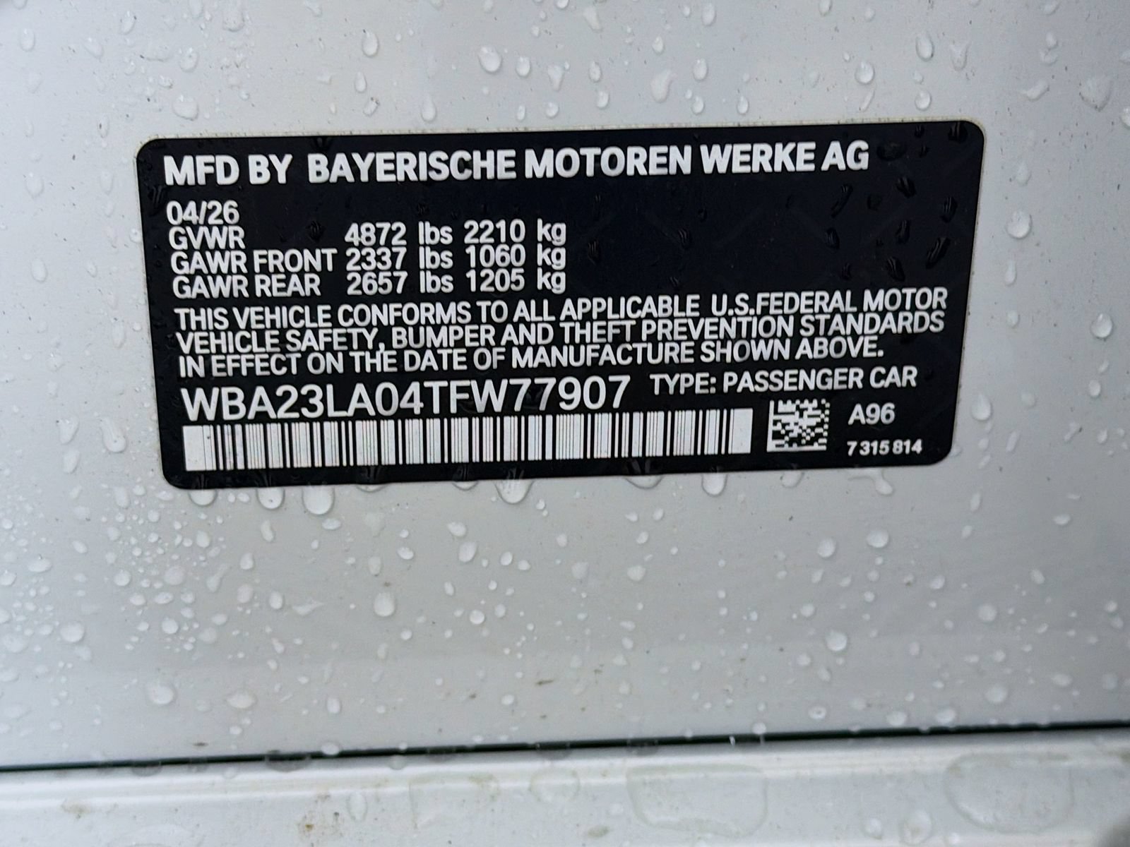 New 2026 BMW 330i xDrive Sedan w/ M Sport Package AWD/4WD image 37