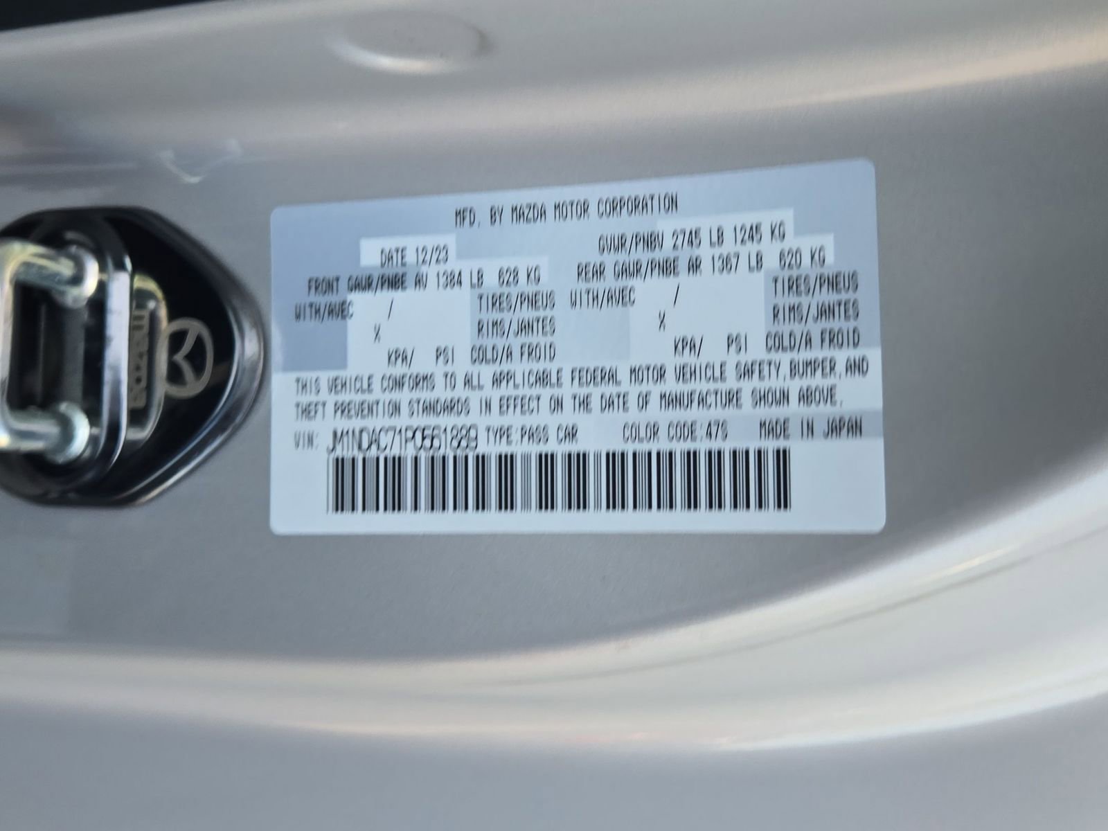 Used 2023 MAZDA MX-5 Miata Club image 33