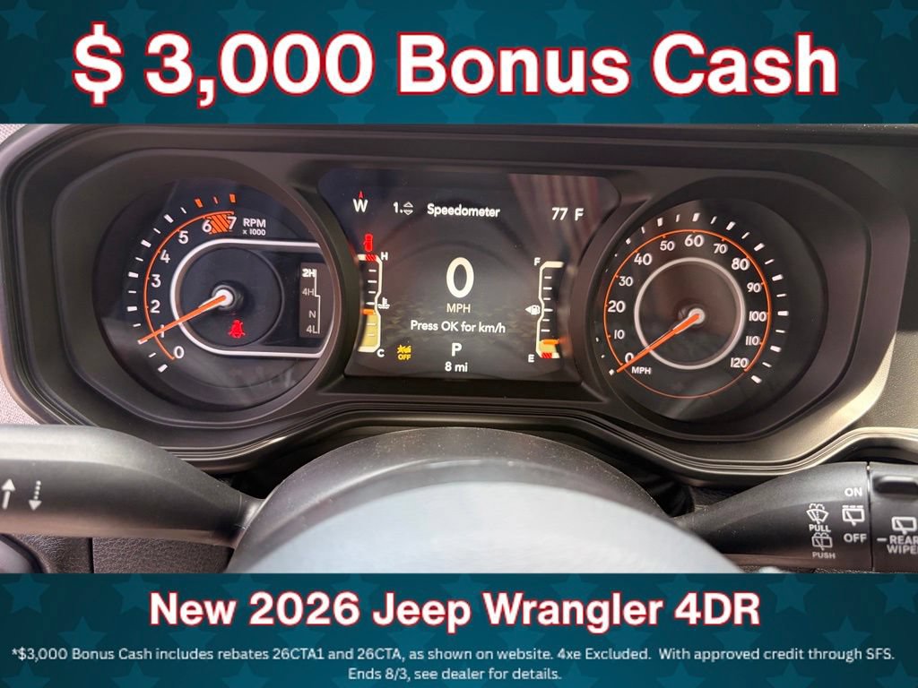 New 2026 Jeep Wrangler Unlimited Sport AWD/4WD image 13