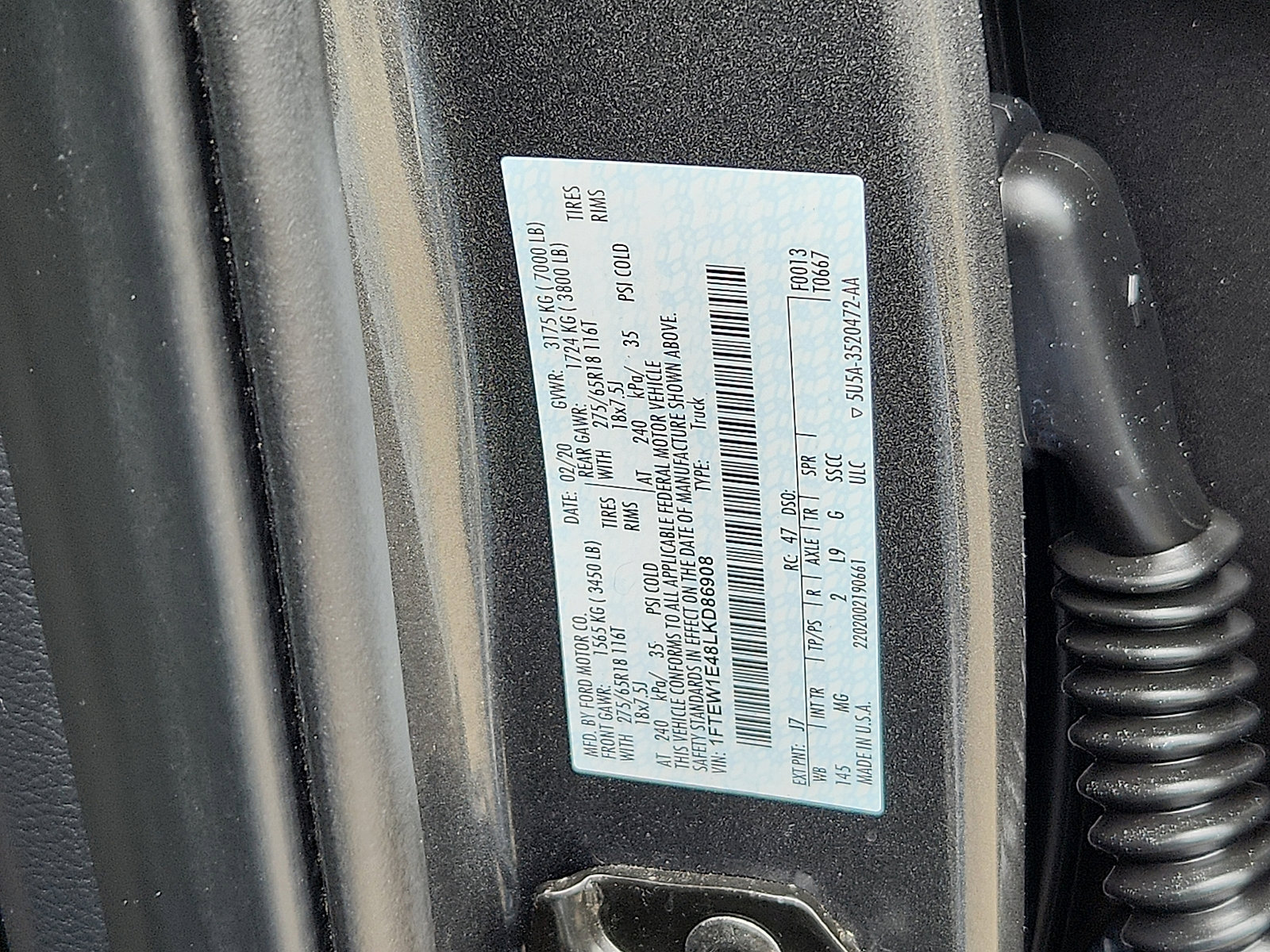Used 2020 Ford F150 XLT w/ Equipment Group 302A Luxury AWD/4WD image 26