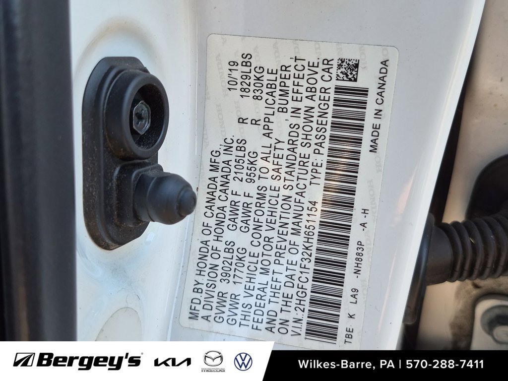 Used 2019 Honda Civic EX image 38