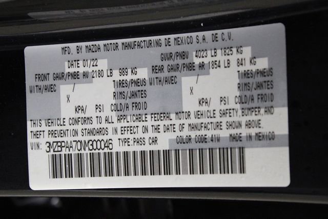 Used 2022 MAZDA MAZDA3 Sedan image 18