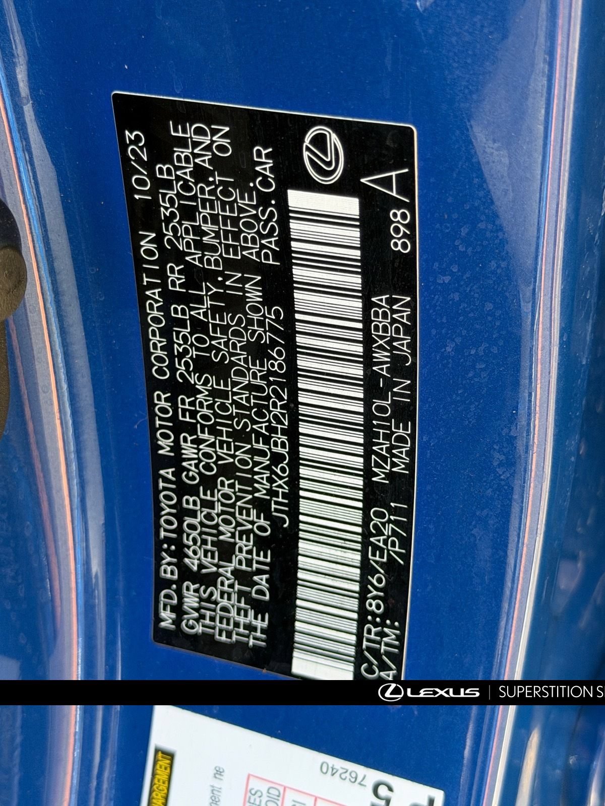 Certified 2024 Lexus UX 250h FWD image 32