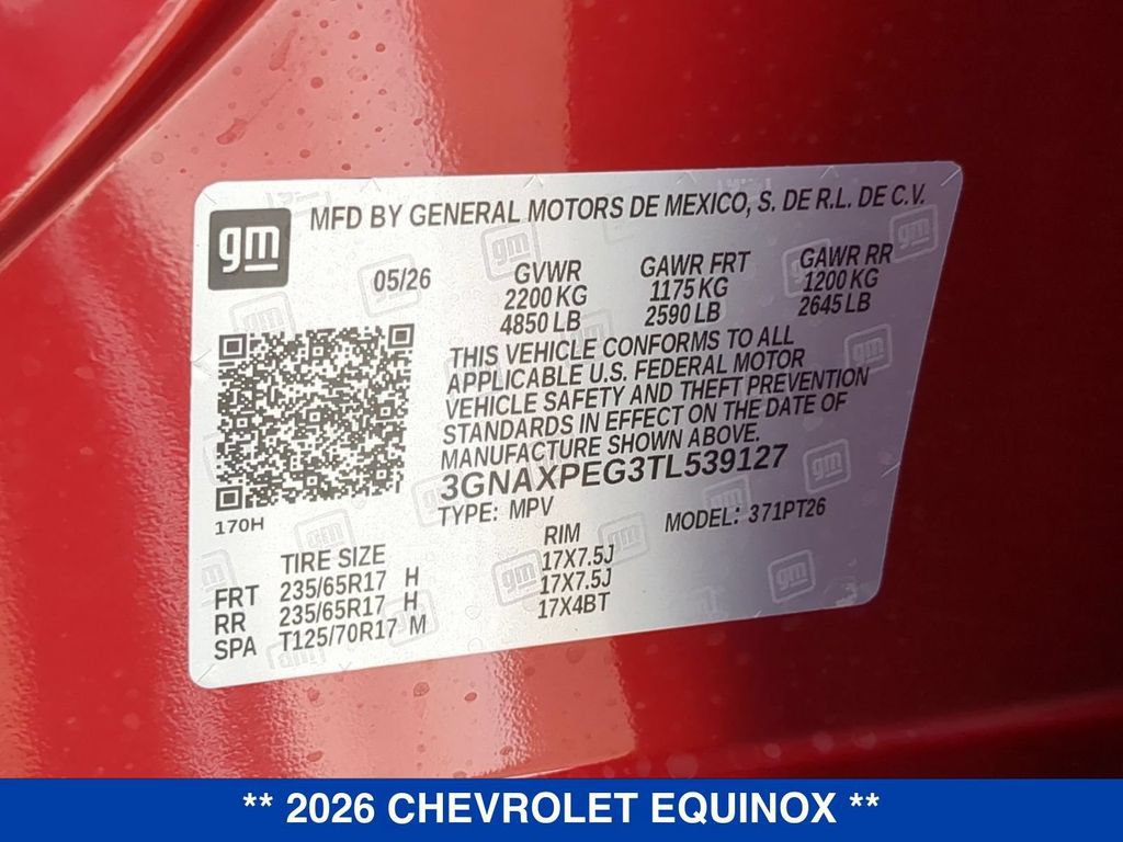 New 2026 Chevrolet Equinox LT w/ Convenience Package II AWD/4WD image 26