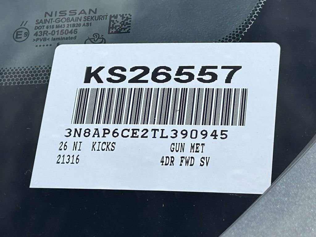 New 2026 Nissan Kicks SV w/ Charging Package image 20