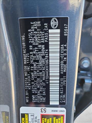 New 2026 Toyota Camry SE image 20