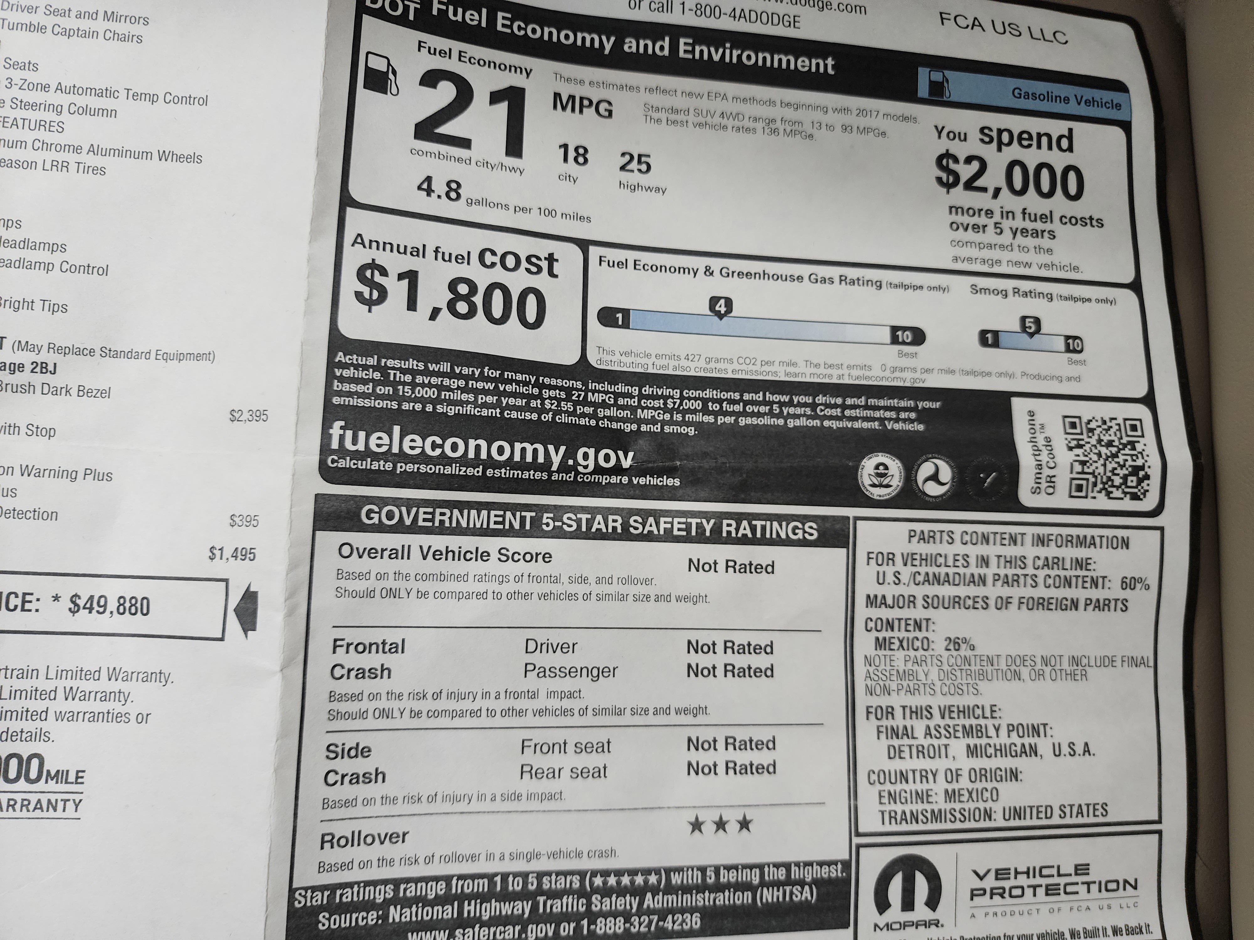 Used 2019 Dodge Durango Citadel w/ Technology Group image 42