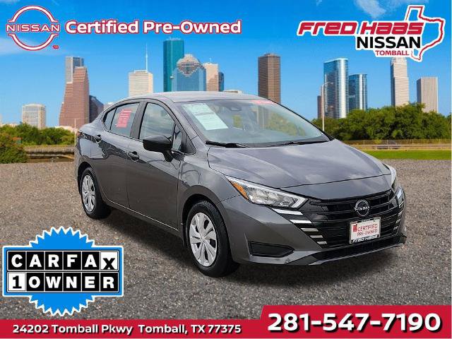Certified 2025 Nissan Versa S w/ Trunk Package