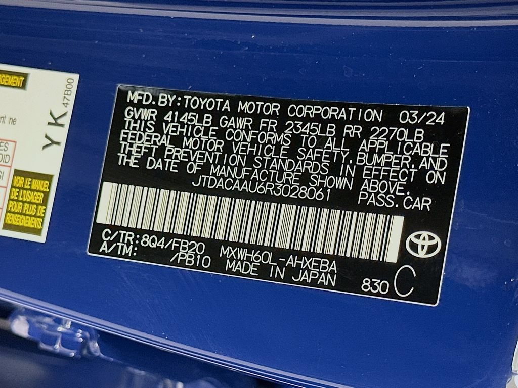 Certified 2024 Toyota Prius LE FWD image 31