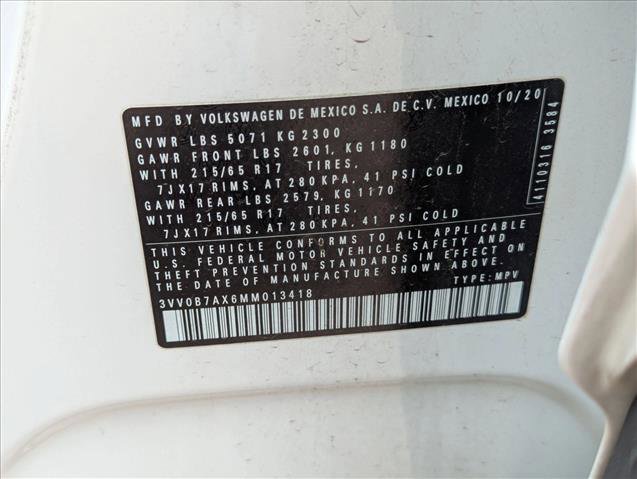 Used 2021 Volkswagen Tiguan S AWD/4WD image 16