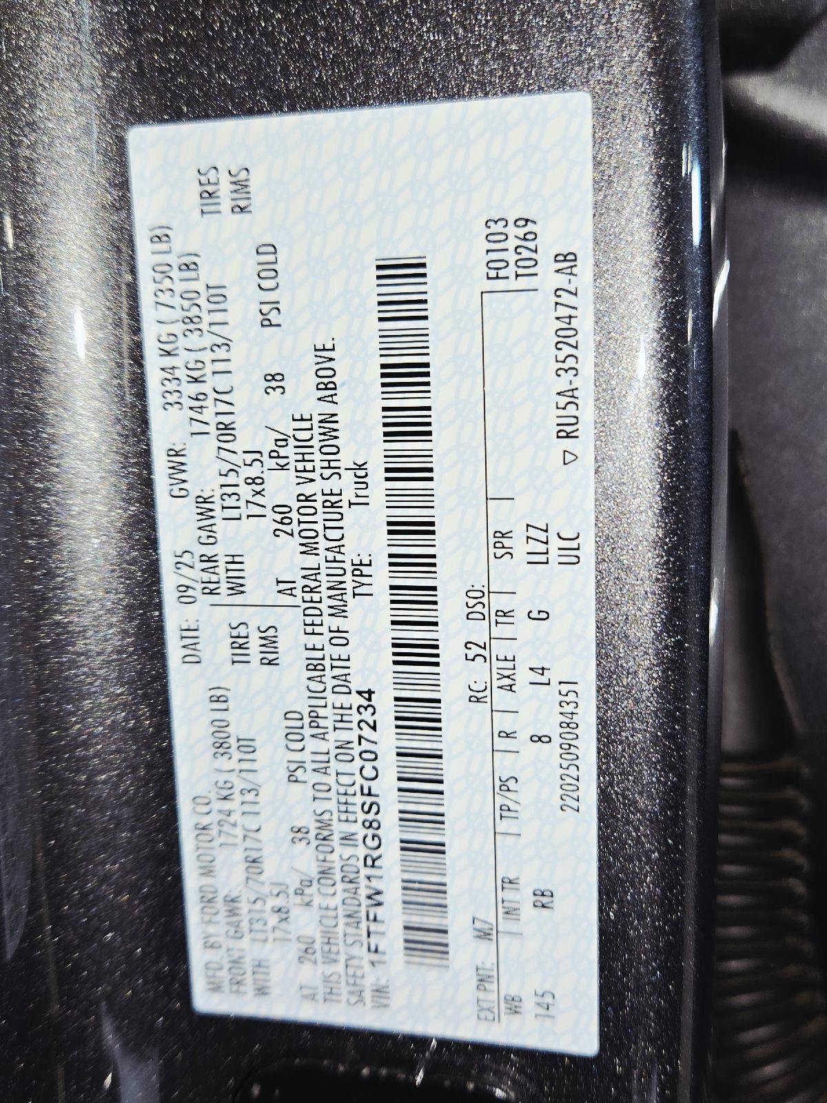 Certified 2025 Ford F150 Raptor AWD/4WD image 85