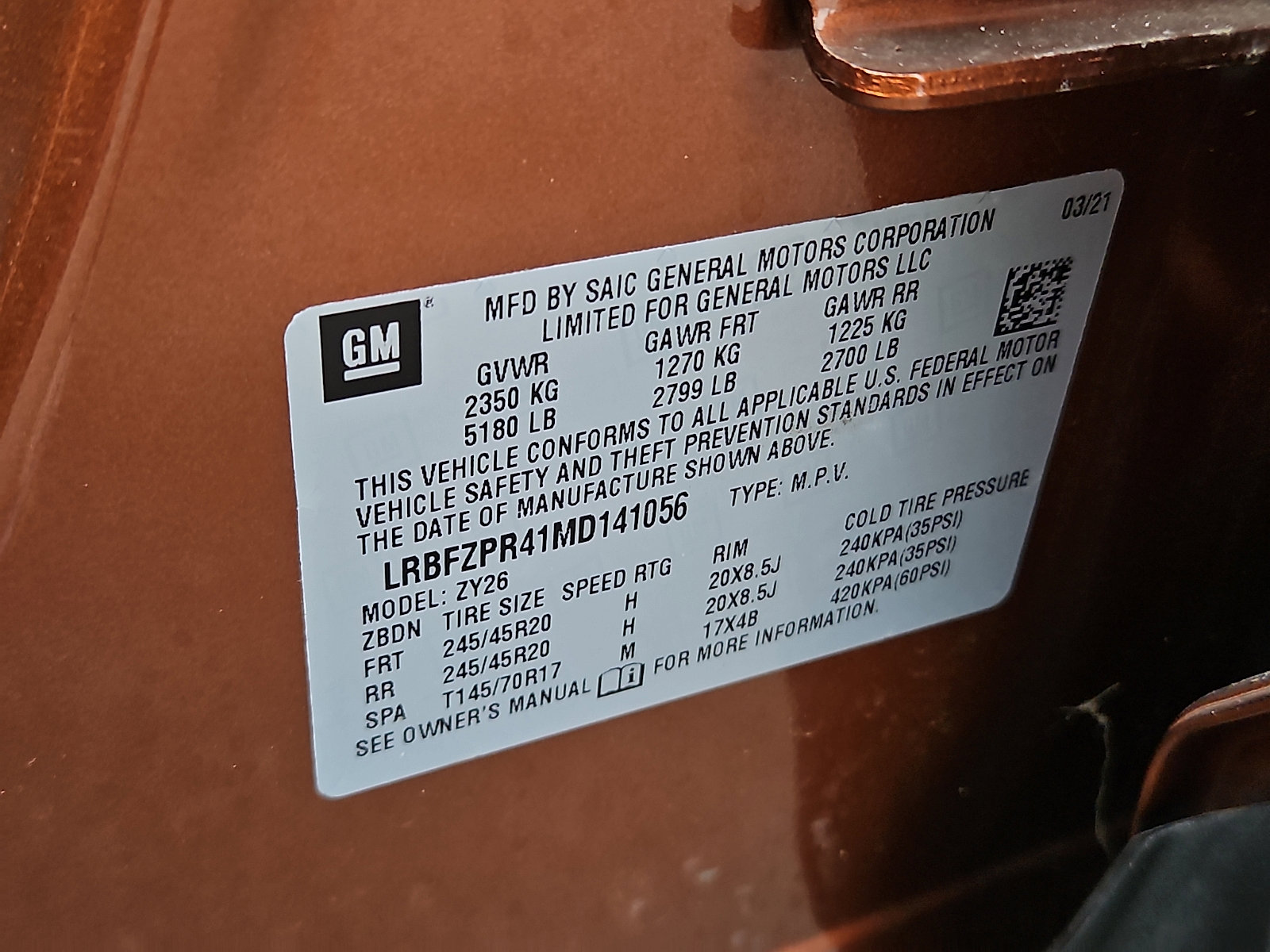 Certified 2021 Buick Envision Essence image 26