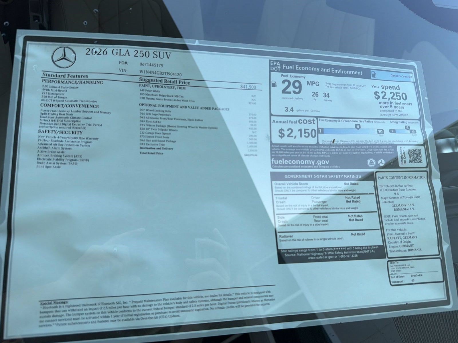 Used 2026 Mercedes-Benz GLA 250 image 34