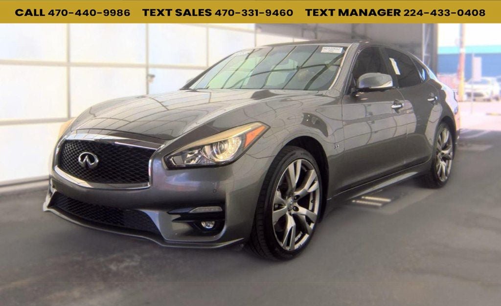 Used 2015 INFINITI Q70 3.7 w/ Sport Package RWD image 1