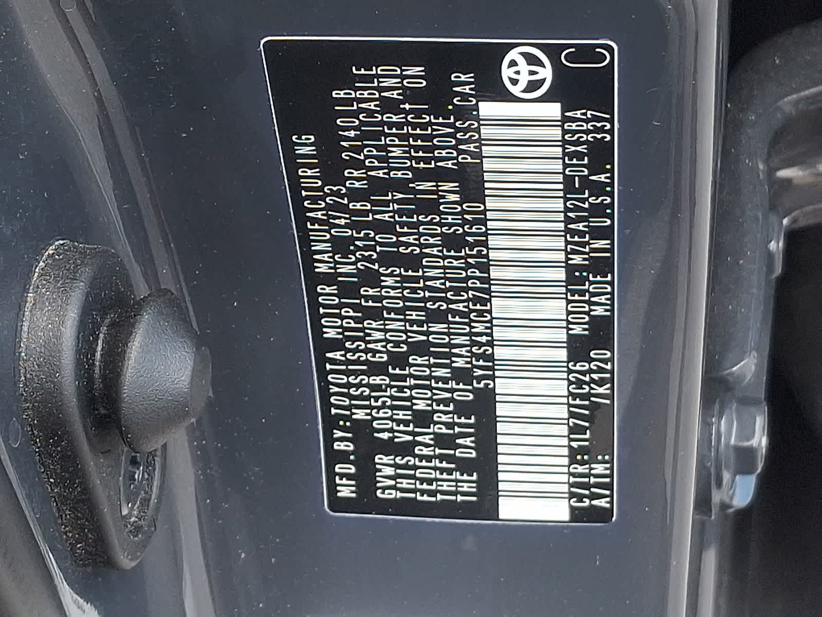 Certified 2023 Toyota Corolla SE w/ Carpet Mat Package (TMS) FWD image 29