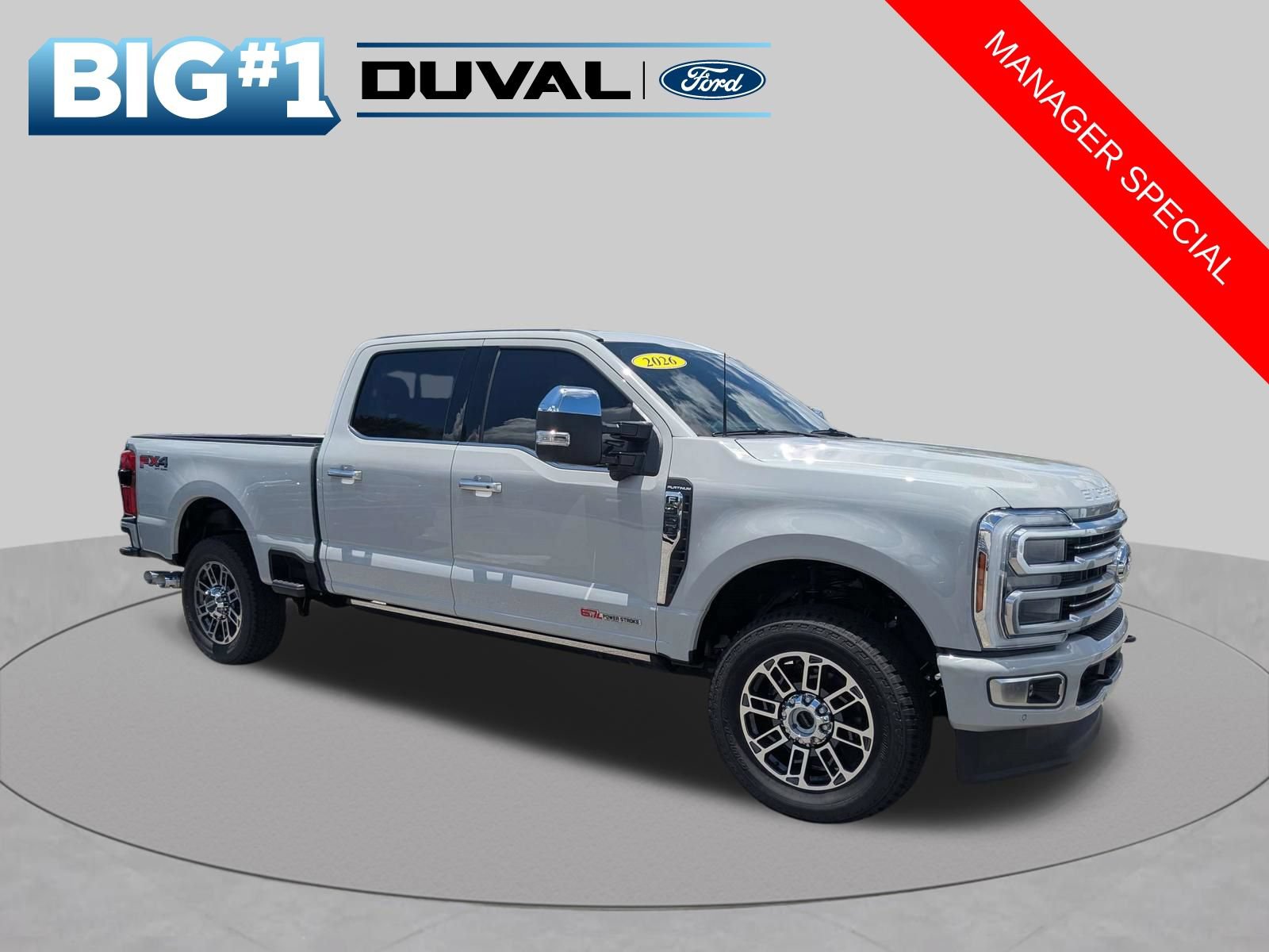 Certified 2026 Ford F350 Platinum w/ Platinum Plus Package AWD/4WD 360° Tour