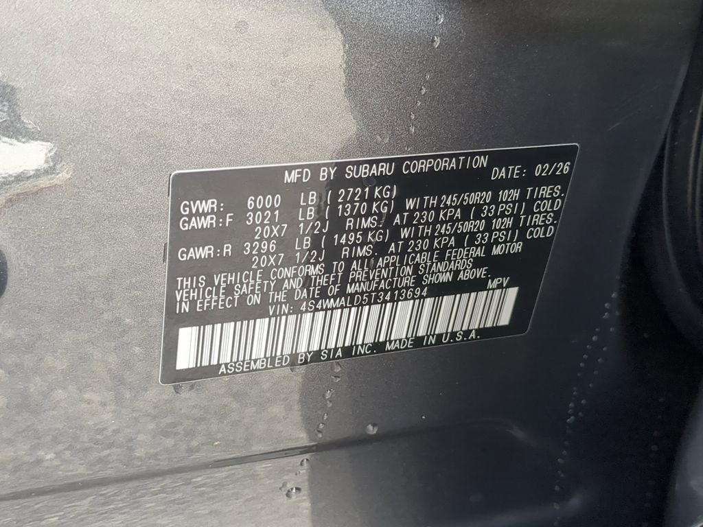 New 2026 Subaru Ascent Bronze Edition AWD/4WD image 35