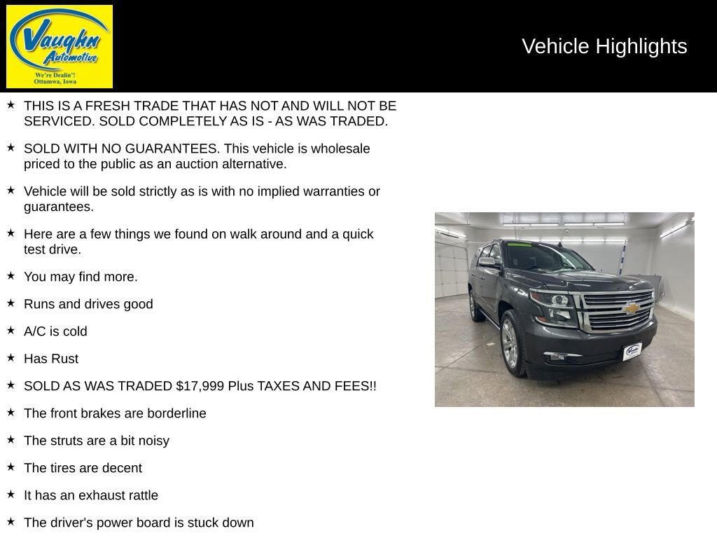 Used 2017 Chevrolet Tahoe Premier image 2