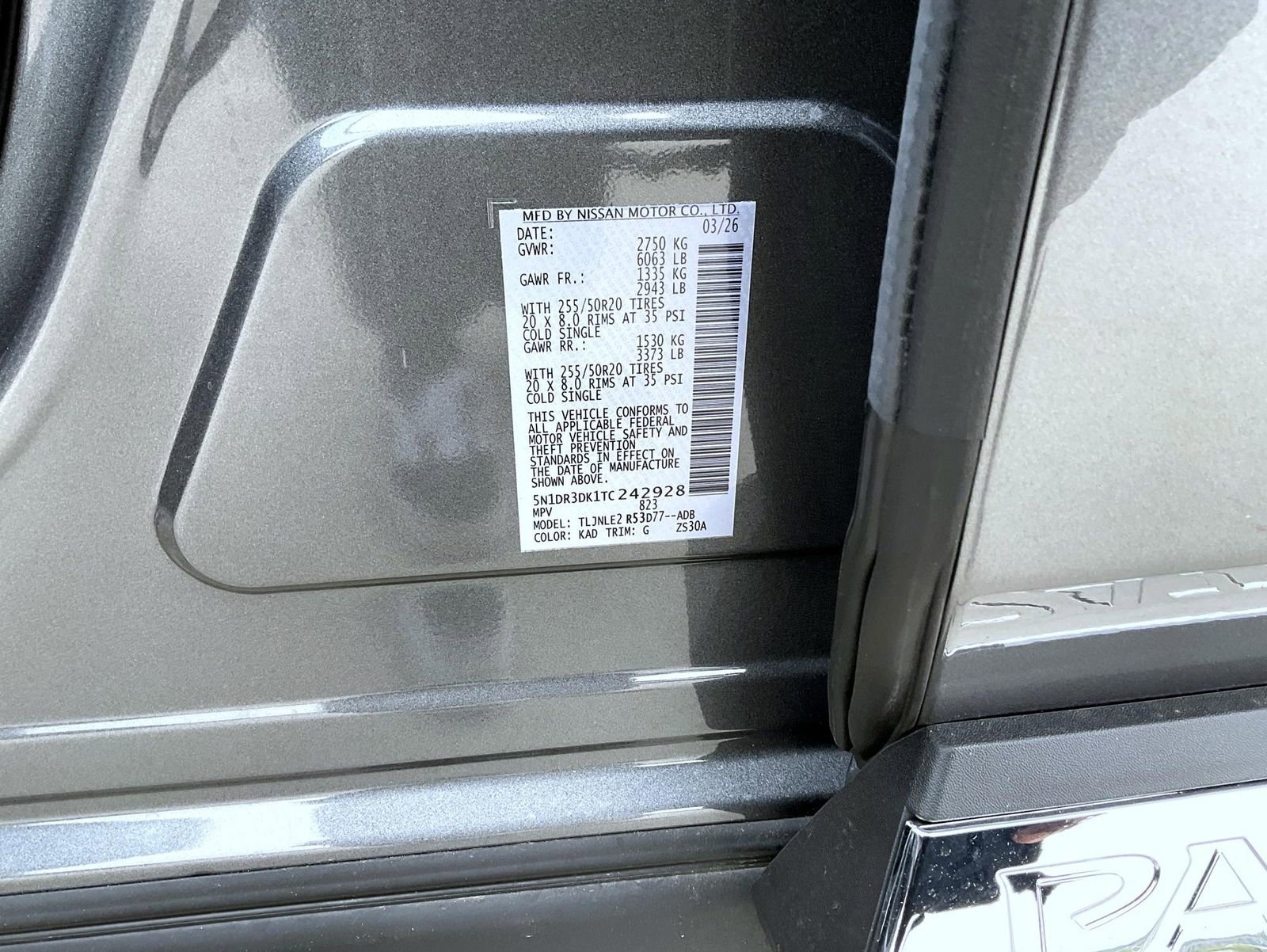 New 2026 Nissan Pathfinder Platinum AWD/4WD image 27