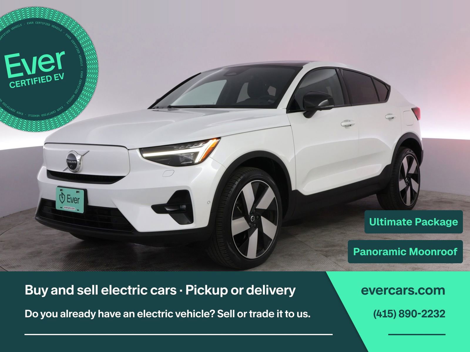 Used 2023 Volvo C40 P8 Recharge Ultimate