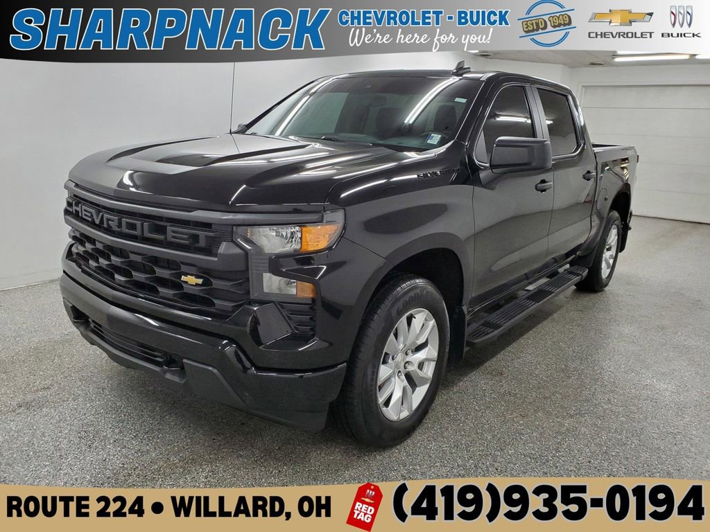 Used 2023 Chevrolet Silverado 1500 Custom w/ LPO, Dark Essentials Package