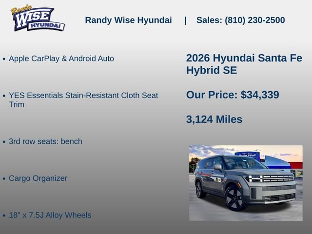 New 2026 Hyundai Santa Fe SE FWD image 15