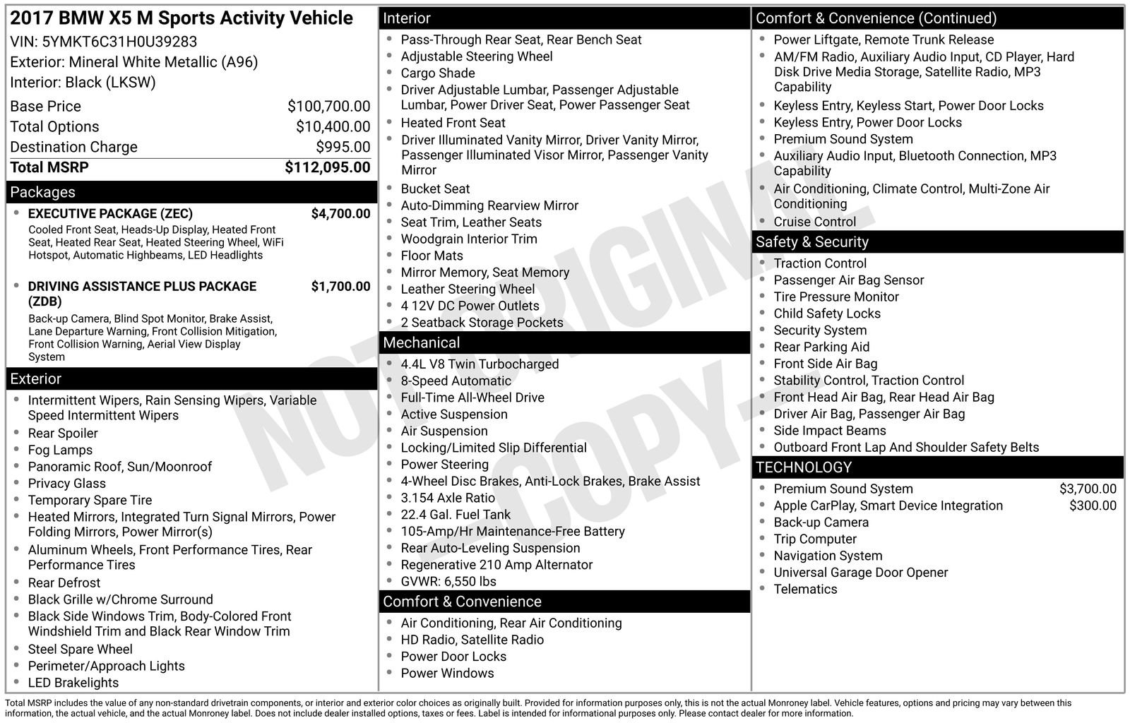 Used 2017 BMW X5 M image 6