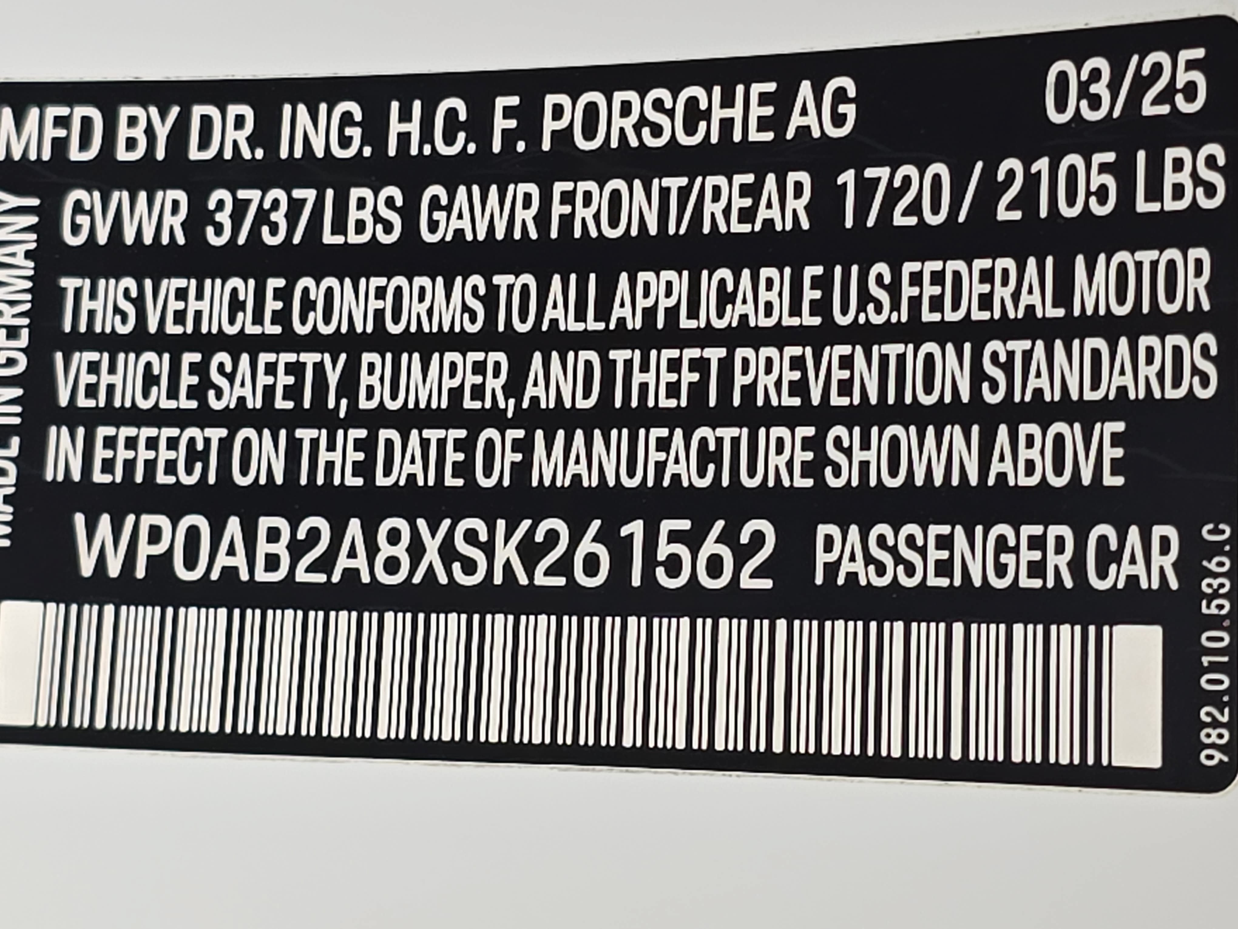Certified 2025 Porsche 718 Cayman S RWD image 32