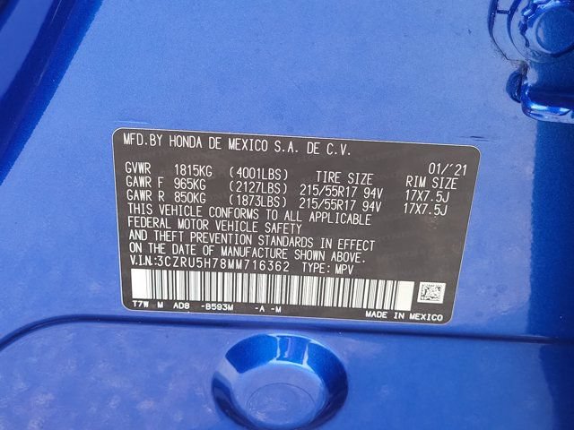 Certified 2021 Honda HR-V EX-L image 33