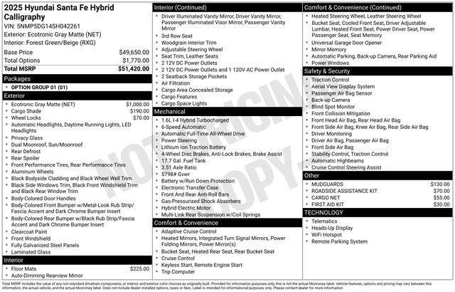 New 2025 Hyundai Santa Fe Calligraphy image 4