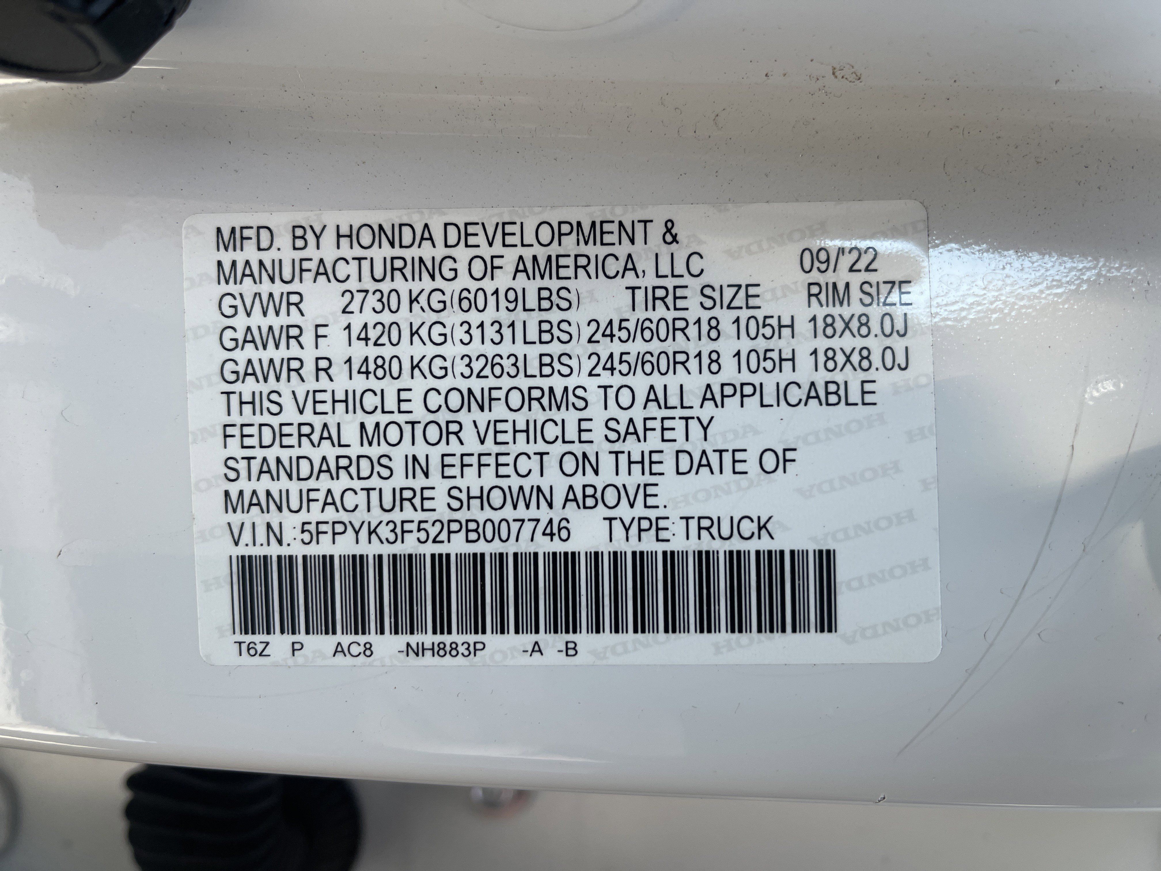 Used 2023 Honda Ridgeline RTL image 36