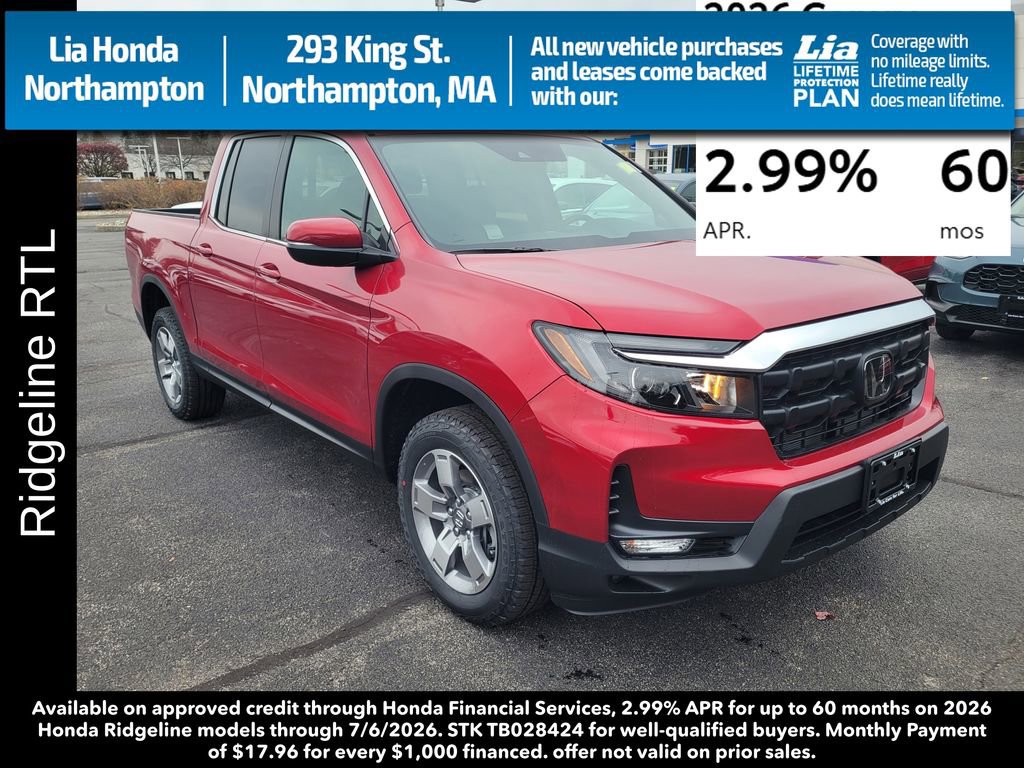 New 2026 Honda Ridgeline RTL image 1