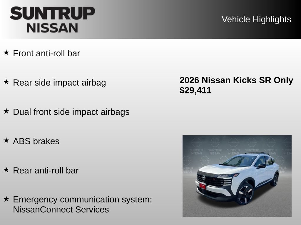 Used 2026 Nissan Kicks SR w/ Cold Weather Package AWD/4WD image 23