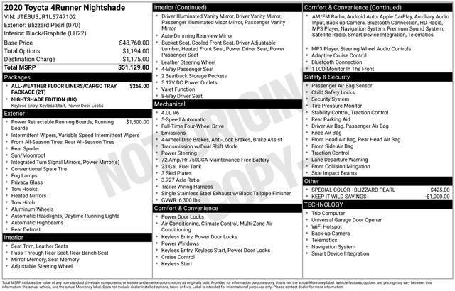 Used 2020 Toyota 4Runner Nightshade image 35