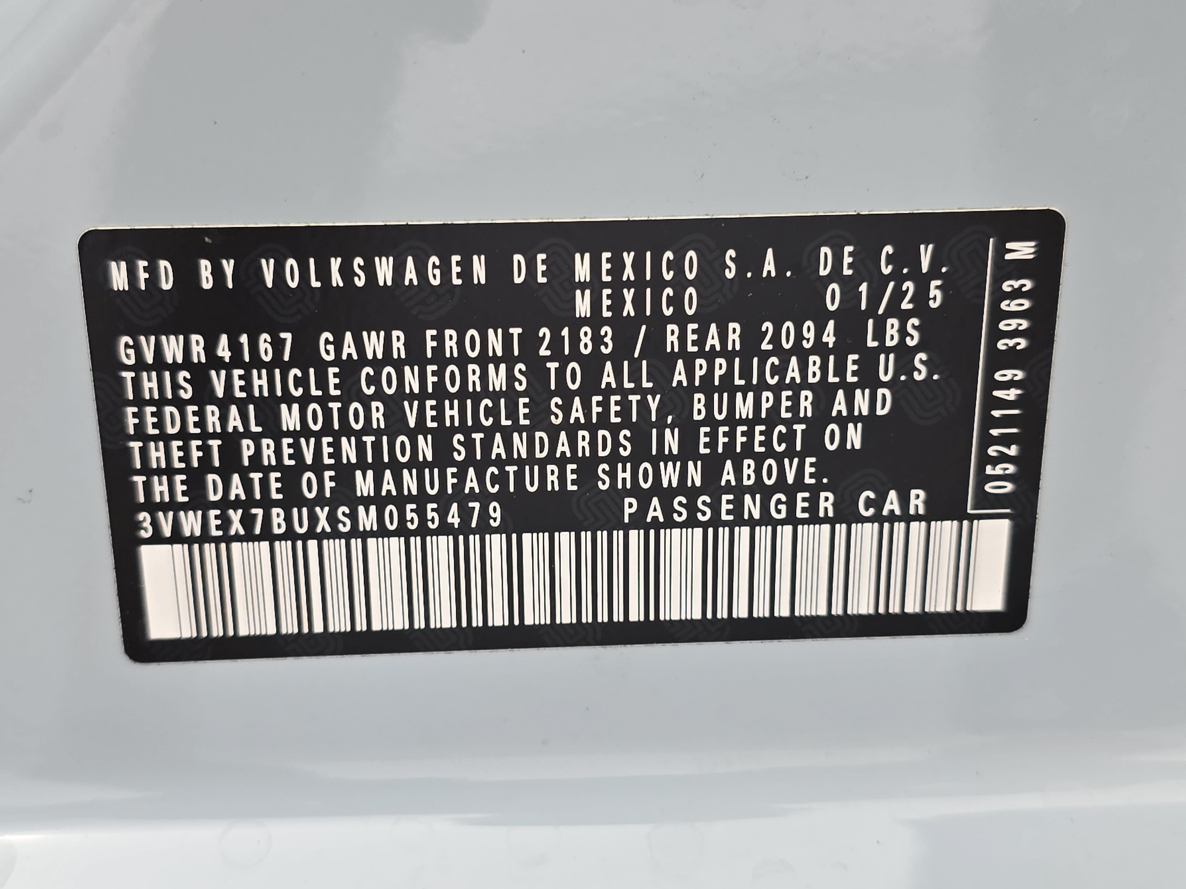 Certified 2025 Volkswagen Jetta SE FWD image 34