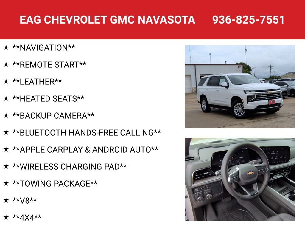 New 2026 Chevrolet Tahoe LT w/ Comfort Package AWD/4WD image 4