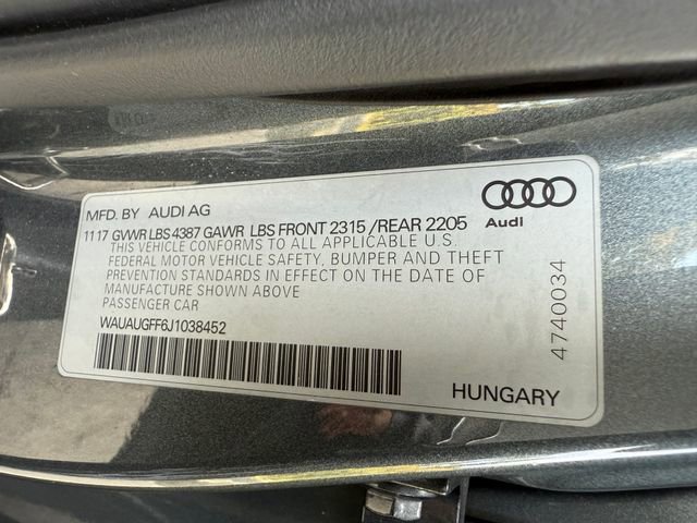 Used 2018 Audi A3 2.0T Premium w/ Convenience Package image 36