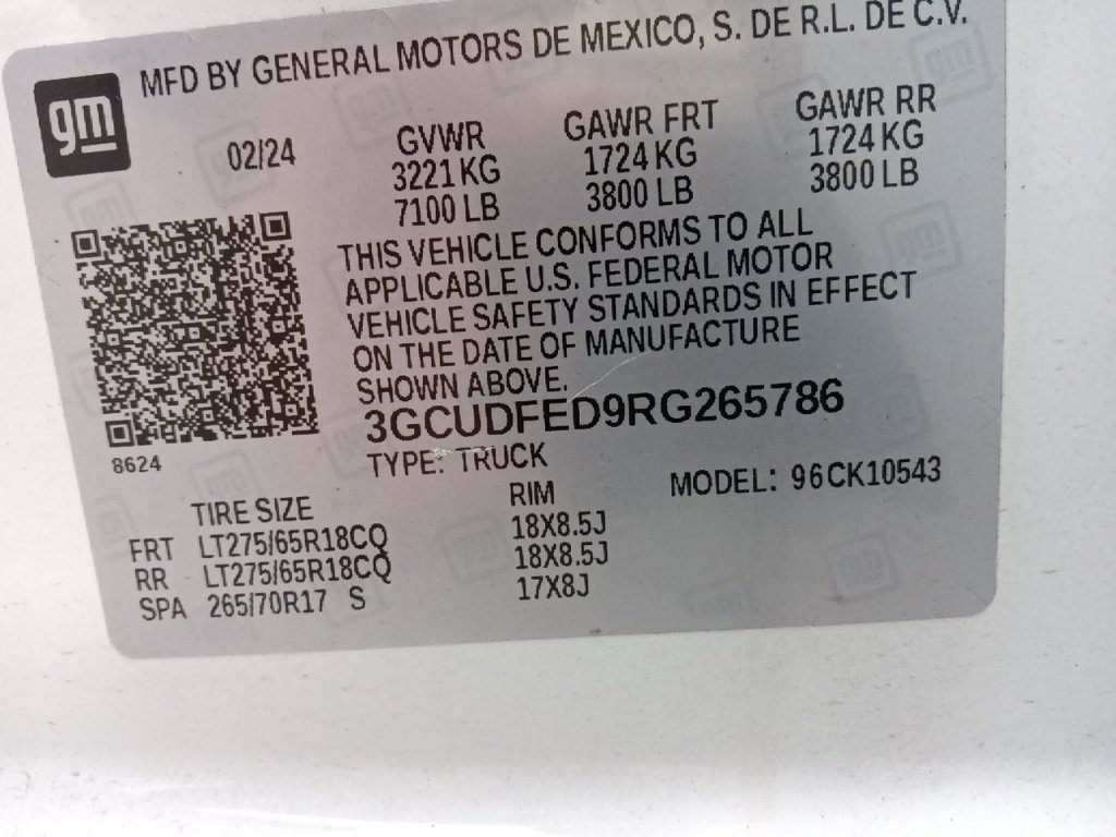 Used 2024 Chevrolet Silverado 1500 LT Trail Boss w/ Convenience Package II image 34