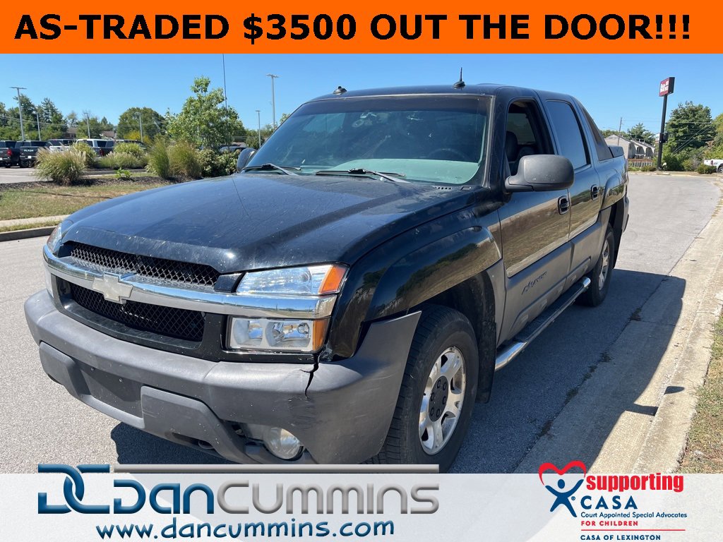 Used 2003 Chevrolet Avalanche 4x4 w/ Suspension Package, Off-Road