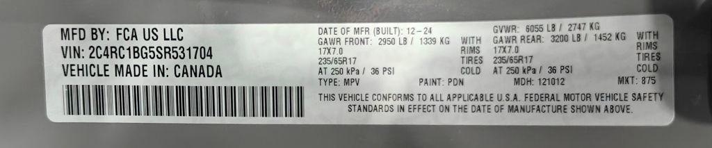 Used 2025 Chrysler Pacifica Select image 63