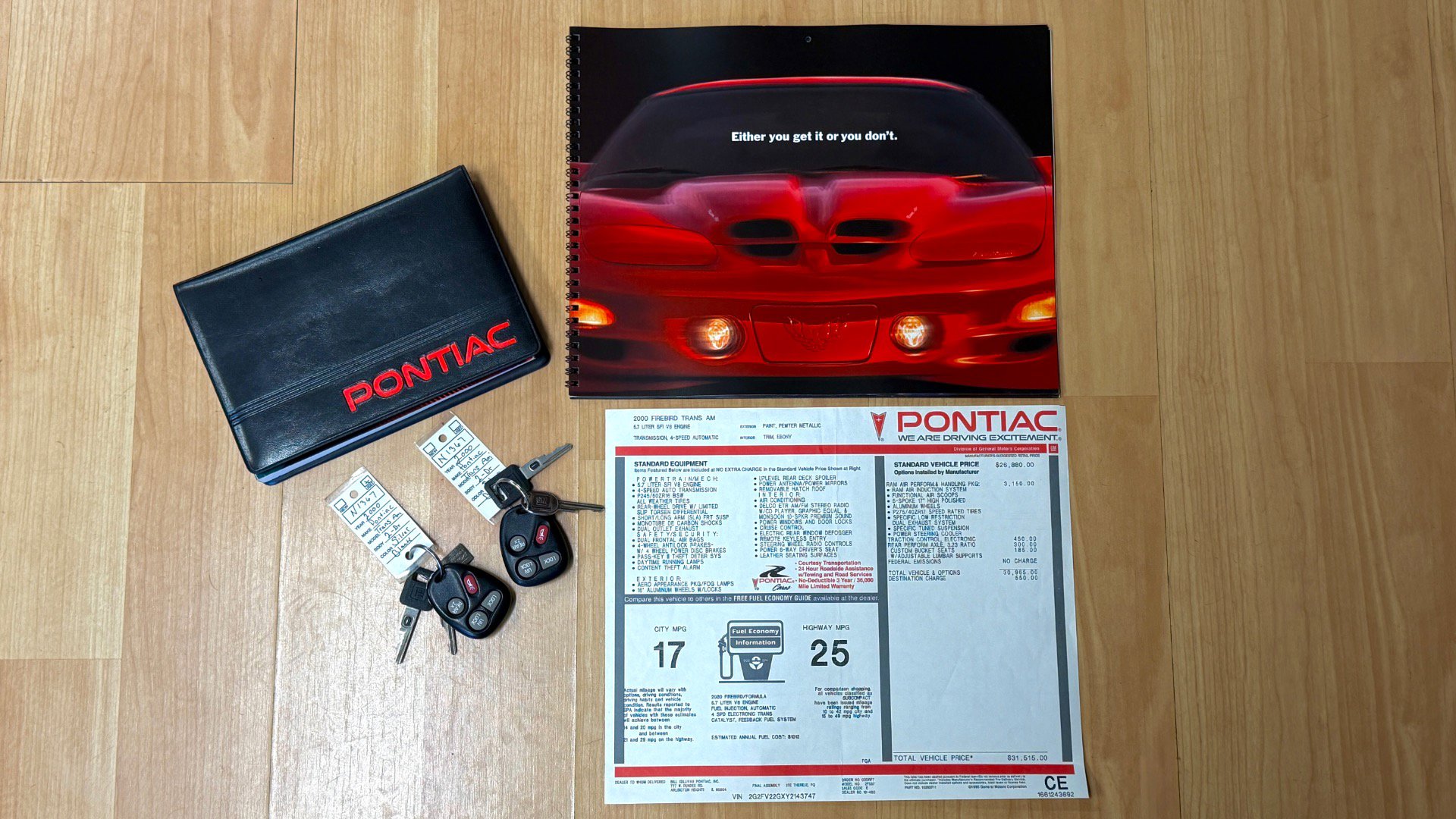 Used 2000 Pontiac Firebird Formula RWD image 24