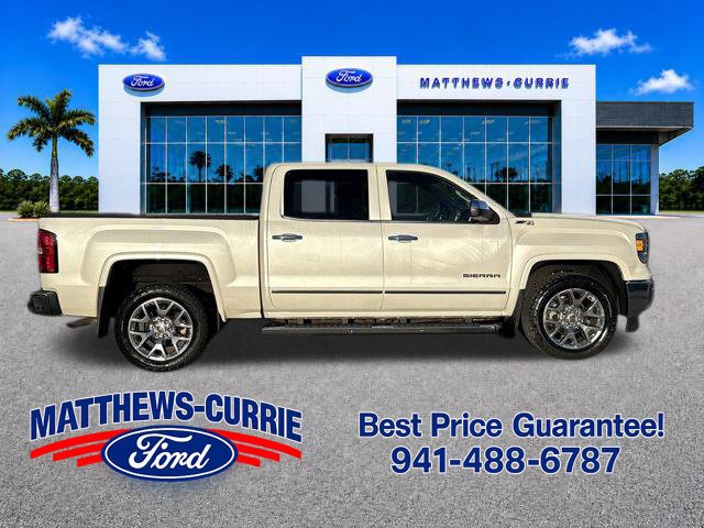 Used 2015 GMC Sierra 1500 SLT w/ SLT Crew Cab Value Package AWD/4WD image 3