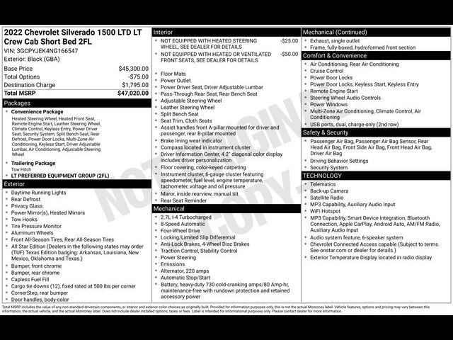 Used 2022 Chevrolet Silverado 1500 LT AWD/4WD image 68