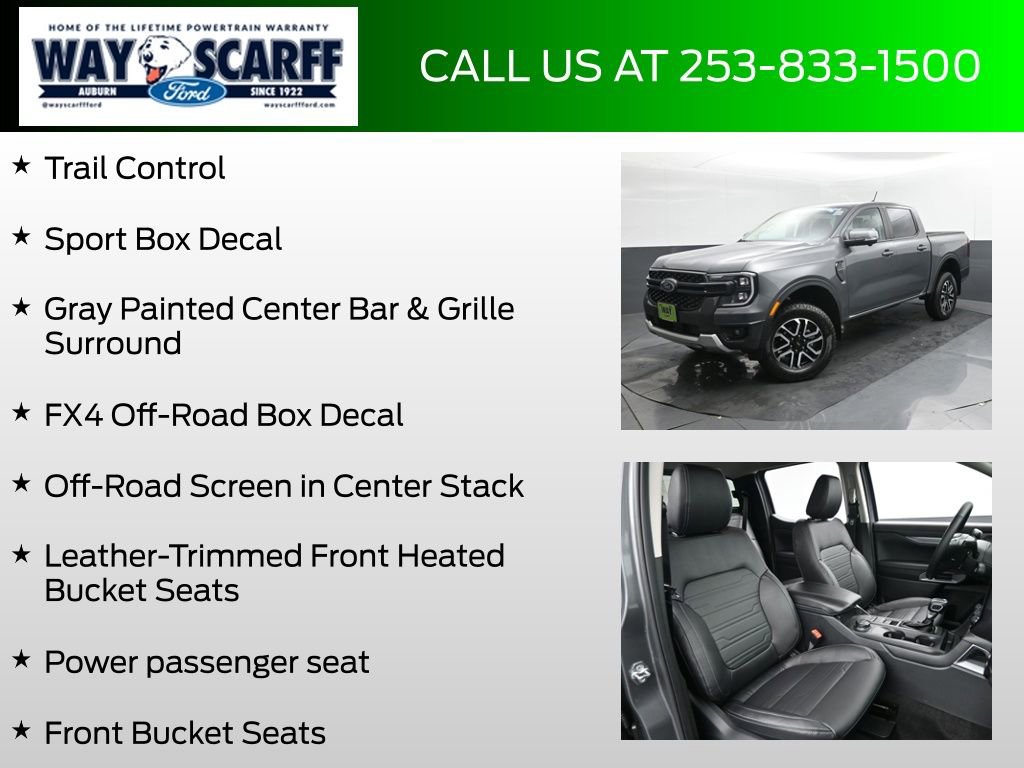 New 2025 Ford Ranger Lariat w/ FX4 Off-Road Package image 25